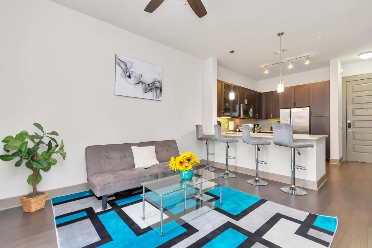 U1 Penthouse Downtown Houston Rental Car Available Apt 1Br 1Bth Gym Sleep Good Kültér fotó